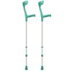 Adjustable Coloured Crutches Green