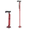 HurryCane Anodised Walking Stick Red