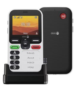 Doro leva X10 showing front and back
